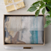 Starfish op een foto van Sandy Beach Tissuepapier (Geschenk)