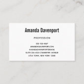 Starfish op een foto van Sandy Beach Visitekaartje (Achterkant)