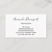 Starfish op een foto van Sandy Beach Visitekaartje (Achterkant)