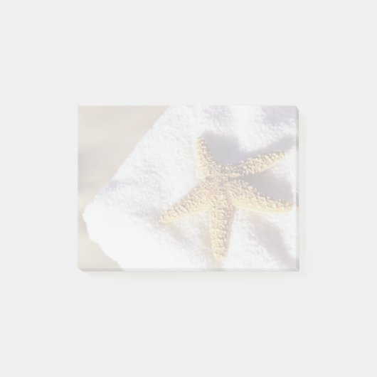 Starfish op een handdoek post-it® notes (Voorkant)