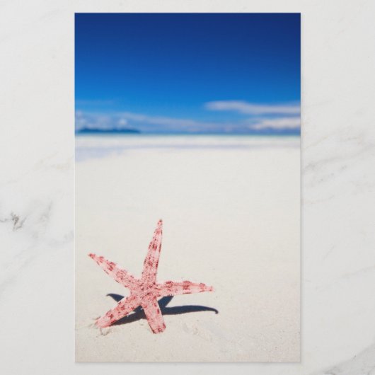 Starfish op het strand briefpapier (Voorkant)