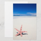 Starfish op het strand briefpapier (Voorkant / Achterkant)