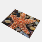 Starfish op Rocks Deurmat (Schuin)
