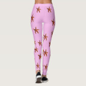 Starfish op roze leggings (Achterkant)