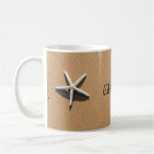 Starfish op Sandy Beach Koffiemok (Links)