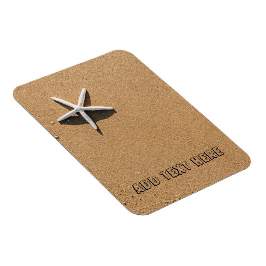 Starfish op Sandy Beach Magneet (Rechterzijde)