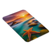 Starfish op strand op Dawn Magneet (Rechterzijde)
