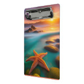 Starfish op strand op Dawn Mini Klembord (Angled2)