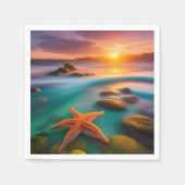 Starfish op strand op Dawn Servet (Voorkant)