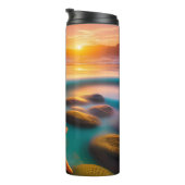 Starfish op strand op Dawn Thermosbeker (Geroteerd rechts)