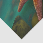 Starfish op strand op Dawn Tissuepapier (Detail)