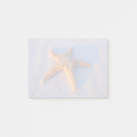 Starfish op witte zand post-it® notes (Voorkant)