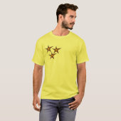 Starfish op zandig strand Summer art. T-shirt (Voorkant volledig)