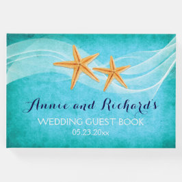 Starfish paar strand bruiloft gastenboek