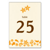 Starfish paar zomer strand bruiloft kaart (Achterkant)