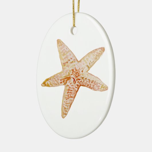 Starfish Painting Beach Art Keramisch Ornament (Links)