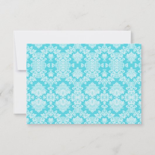 Starfish Pair Glam Beach Bruiloft RSVP-kaart RSVP Kaartje (Achterkant)