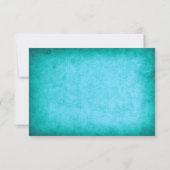 Starfish pair turquoise bestemmingsstrand bruiloft RSVP kaartje (Achterkant)