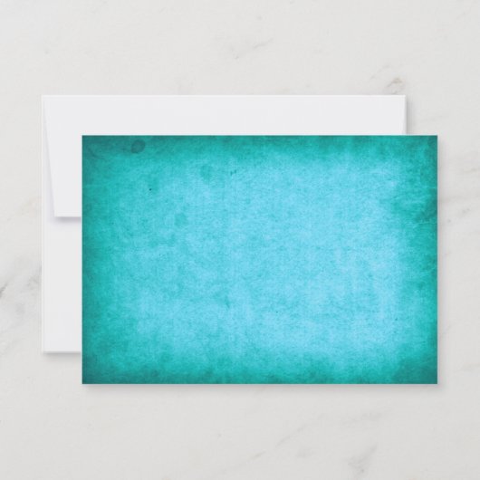 Starfish pair turquoise bestemmingsstrand bruiloft RSVP kaartje (Achterkant)