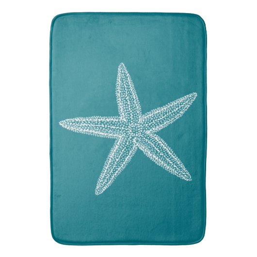Starfish Pas de kleur aan Badmat (Voorkant Verticaal)