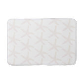 Starfish Patronen Nautisch strand White Cute Badmat (Voorkant)