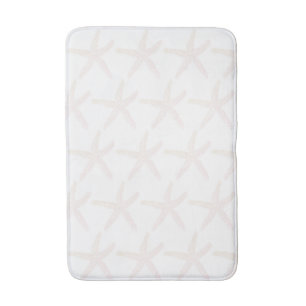 Starfish Patronen Nautisch strand White Cute Badmat