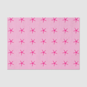 Starfish Pattern roze Birthdays Weddenschappen Cus Tissuepapier