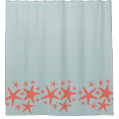 Starfish Pattern Shower Curtain Douchegordijn (Voorkant)