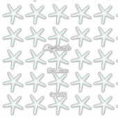 Starfish Patterns Baby shower Jongen Meisje 2023 L Sticker (Voorkant)