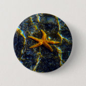Starfish Pinback Ronde Button 5,7 Cm (Voorkant)