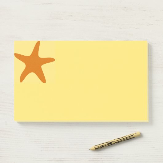 Starfish Post-It Notes (Op bureau)