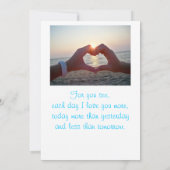 Starfish Reception nodigt uit Kaart (Achterkant)