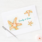 Starfish Rechthoek Sticker (Envelop)