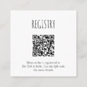 Starfish Registry Informatiekaartje (Achterkant)