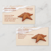 Starfish Reisbureau Visitekaartje (Voorkant / Achterkant)