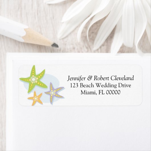 Starfish Return Address Labels (Insitu)