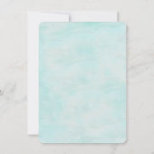 Starfish Ribbon  Beach Vrijgezellenfeest Kaart (Achterkant)