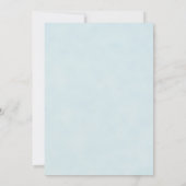 Starfish Ribbon Blue Table One Seatcard (Achterkant)