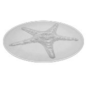 Starfish Round Glass Cutting Board Snijplank (Hoek)