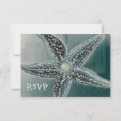 Starfish RSVP-kaart RSVP Kaartje (Achterkant)