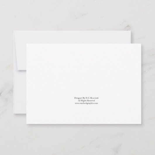 Starfish RSVP Reageer Kaarten (Achterkant)