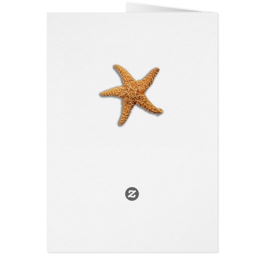 Starfish Rustic Beach Board Nautical (Achterkant)