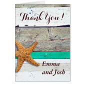 Starfish Rustic Beach Board Nautical (Voorkant)