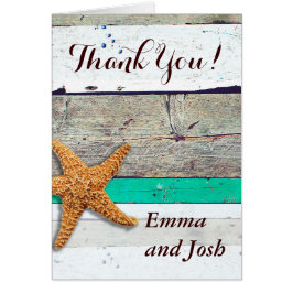 Starfish Rustic Beach Board Nautical