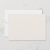 Starfish Rustic Beach Wedding RSVP Kaartje (Achterkant)