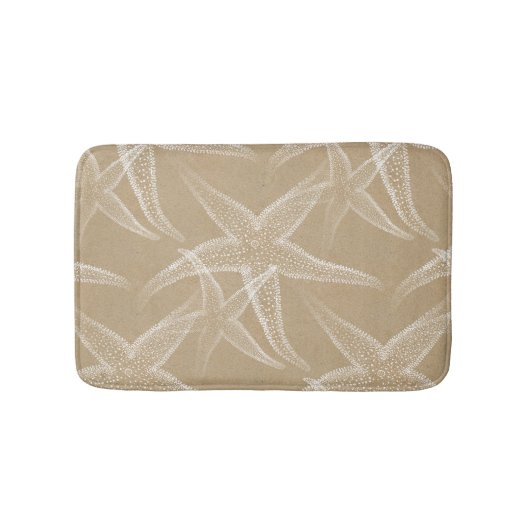 Starfish Sand Beach Bath Mat (Voorkant)