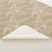 Starfish Sand Beach Sherpa Blanket Deken (3/4)