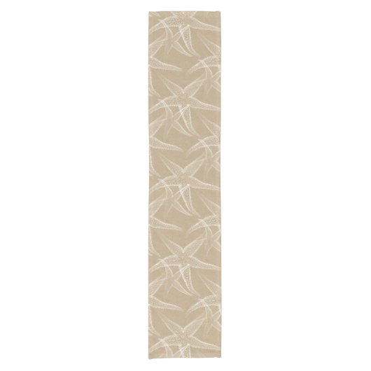 Starfish Sand Beach Table Runner Korte Tafelloper (Voorkant)