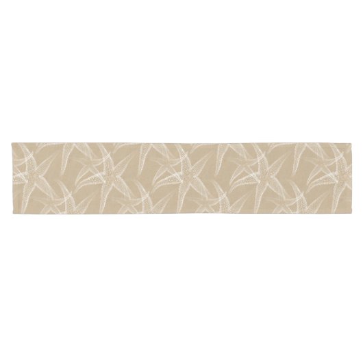 Starfish Sand Beach Table Runner Korte Tafelloper (Horizontaal)