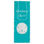 Starfish Sand Dollar All Occasion Aqua Wijn Cadeautas (Voorkant)